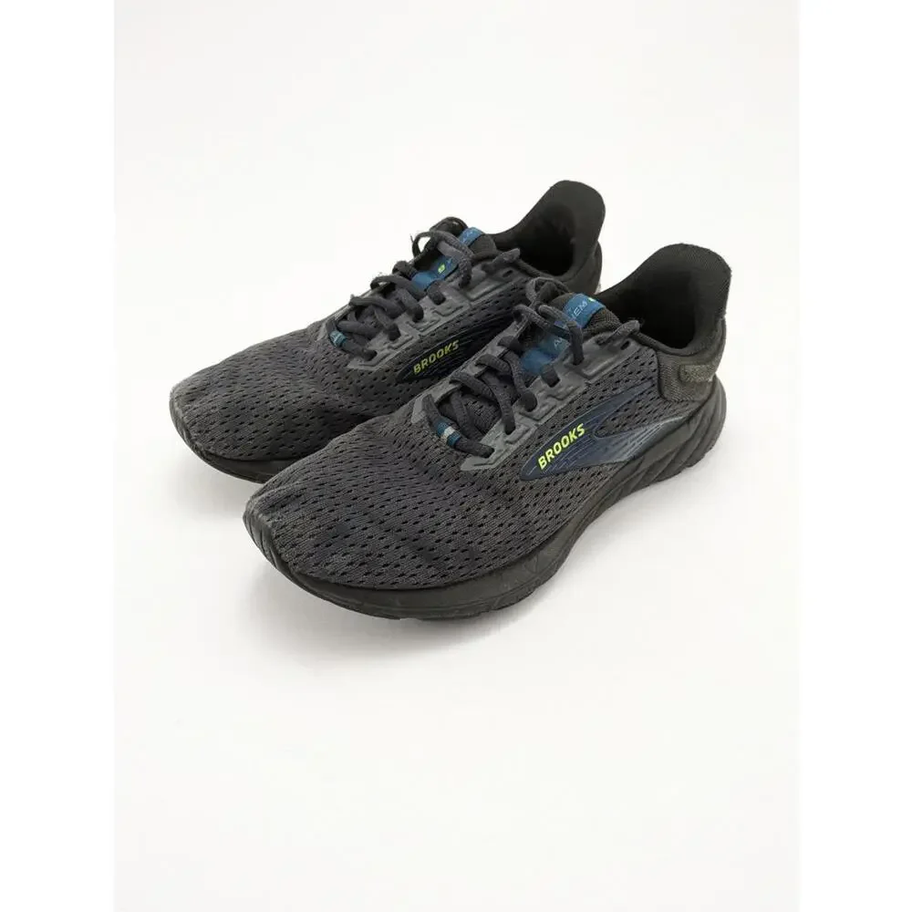 Mens Brooks Anthem 6 Ebony Black Comfort‎ Running Shoes 1104141D006 Size 8